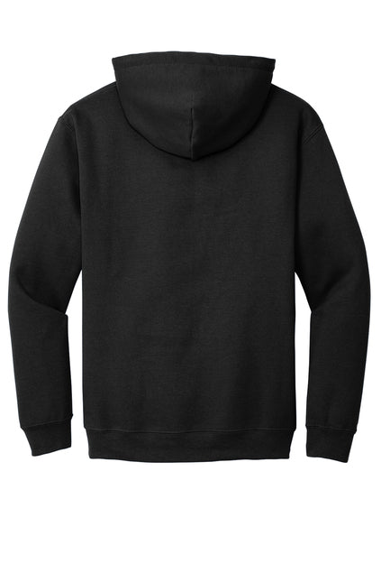 Sudaderas 18500 Gildan® - Heavy Blend™ Hooded Sweatshirt Dark Garment White ink "One color printing" Left chest and back
