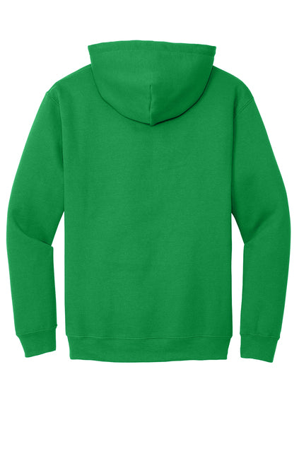 Sudaderas 18500 Gildan® - Heavy Blend™ Hooded Sweatshirt Dark Garment White ink "One color printing" Left chest and back
