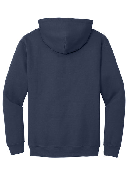 Sudaderas 18500 Gildan® - Heavy Blend™ Hooded Sweatshirt Dark Garment White ink "One color printing" Left chest and back