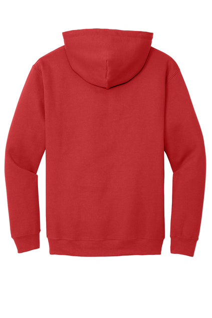 Sudaderas 18500 Gildan® - Heavy Blend™ Hooded Sweatshirt Dark Garment White ink "One color printing" Left chest and back
