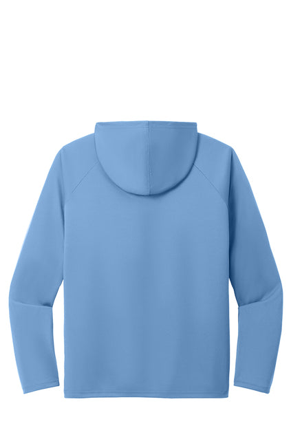 Hoodie 100% polyester Long sleeve PC380H Port & Company® Performance Pullover Hooded Tee "Light color garment Black ink" "One color printing" "Left chest and Back" 12 minimum pieces