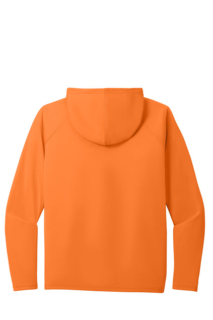 Hoodie 100% polyester Long sleeve PC380H Port & Company® Performance Pullover Hooded Tee "Light color garment Black ink" "One color printing" "Left chest and Back" 12 minimum pieces