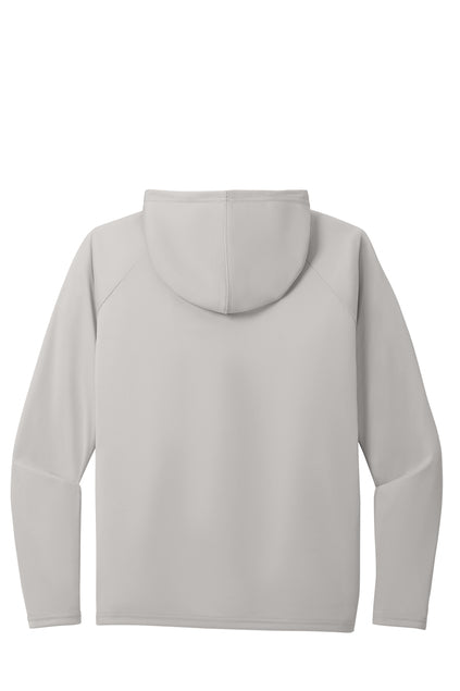Hoodie 100% polyester Long sleeve PC380H Port & Company® Performance Pullover Hooded Tee "Light color garment Black ink" "One color printing" "Left chest and Back" 12 minimum pieces