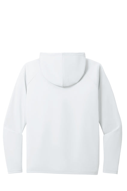 Hoodie 100% polyester Long sleeve PC380H Port & Company® Performance Pullover Hooded Tee "Light color garment Black ink" "One color printing" "Left chest and Back" 12 minimum pieces