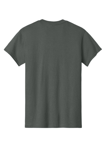 5000 Gildan® - Heavy Cotton "Dark color garment white ink" "One color printing" "Left chest and Back" 12 minimum pieces
