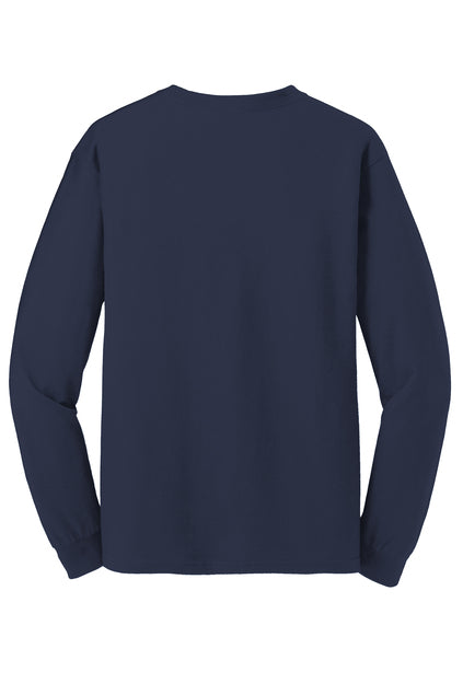 5400 Gildan® - Heavy Cotton™ 100% Cotton T-Shirt Long Sleeve "Multicolor color printing" "Left chest and Back"
