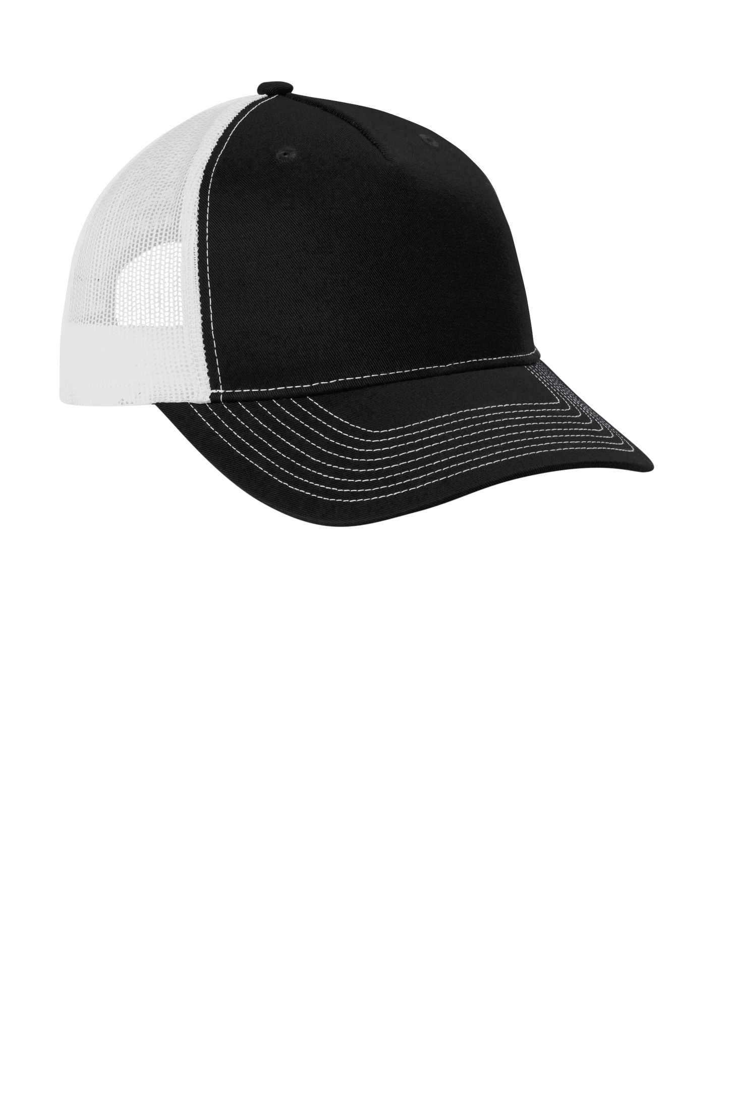 Port Authority® Snapback Five-Panel Trucker Cap "Adjustable size"