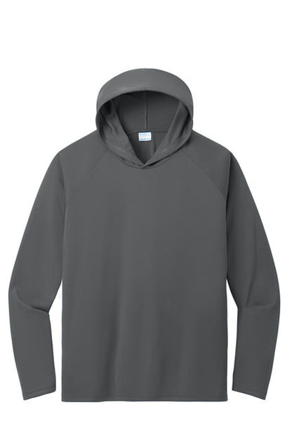 Hoodie 100% polyester Long sleeve PC380H-Sportek-A4 Performance Pullover Hooded Tee "Multicolor ink Left Chest and Back"