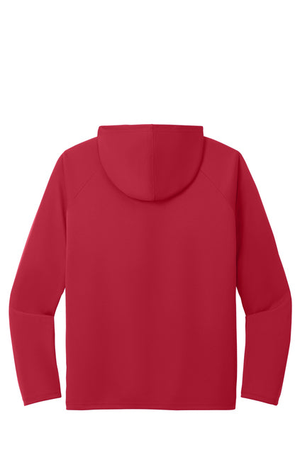 Hoodie 100% polyester Long sleeve PC380H-Sportek-A4 Performance Pullover Hooded Tee "Multicolor ink Left Chest and Back"