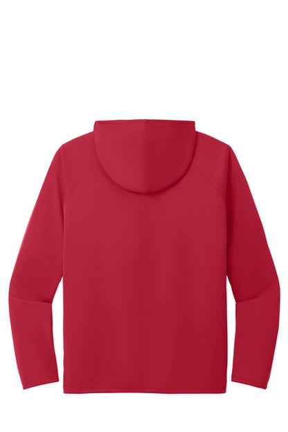 Hoodie 100% polyester Long sleeve PC380H-Sportek-A4 Performance Pullover Hooded Tee "Multicolor ink Left Chest and Back"
