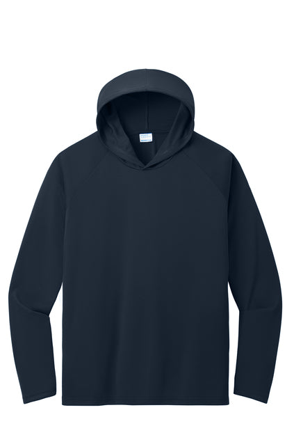 Hoodie 100% polyester Long sleeve PC380H-Sportek-A4 Performance Pullover Hooded Tee "Multicolor ink Left Chest and Back"