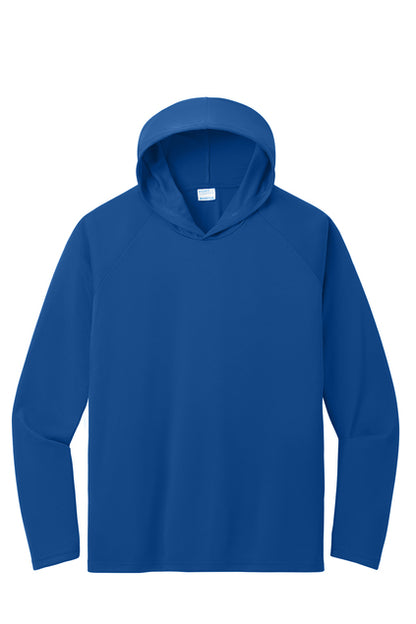 Hoodie 100% polyester Long sleeve PC380H-Sportek-A4 Performance Pullover Hooded Tee "Multicolor ink Left Chest and Back"