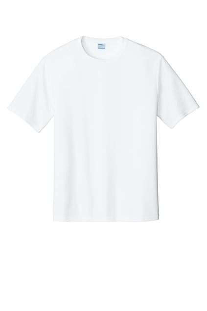Short Sleeve 100% Polyester PC380 Port & Company® Performance Tee "Multicolor printing left chest and back"