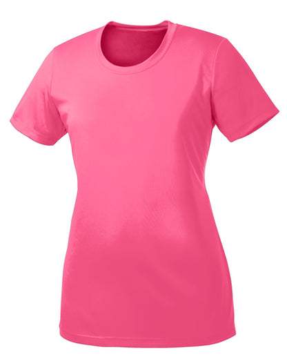 Short Sleeve 100% Poly LPC380 Port & Co™ Women's Performance Tee "Multicolor Printing"