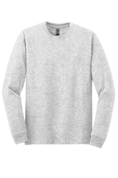 5400  Gildan® - Heavy Cotton™ 100% Cotton T-Shirt Long Sleeve "Dark color garment white ink" "One color printing" "Left chest and Back" 12 minimum pieces